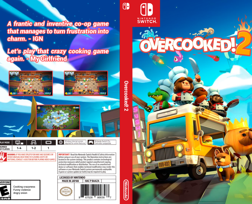 Overcooked! 2 Cover